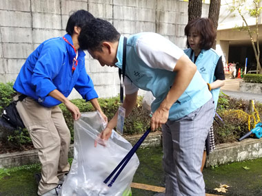 たくさんのごみが集まりました